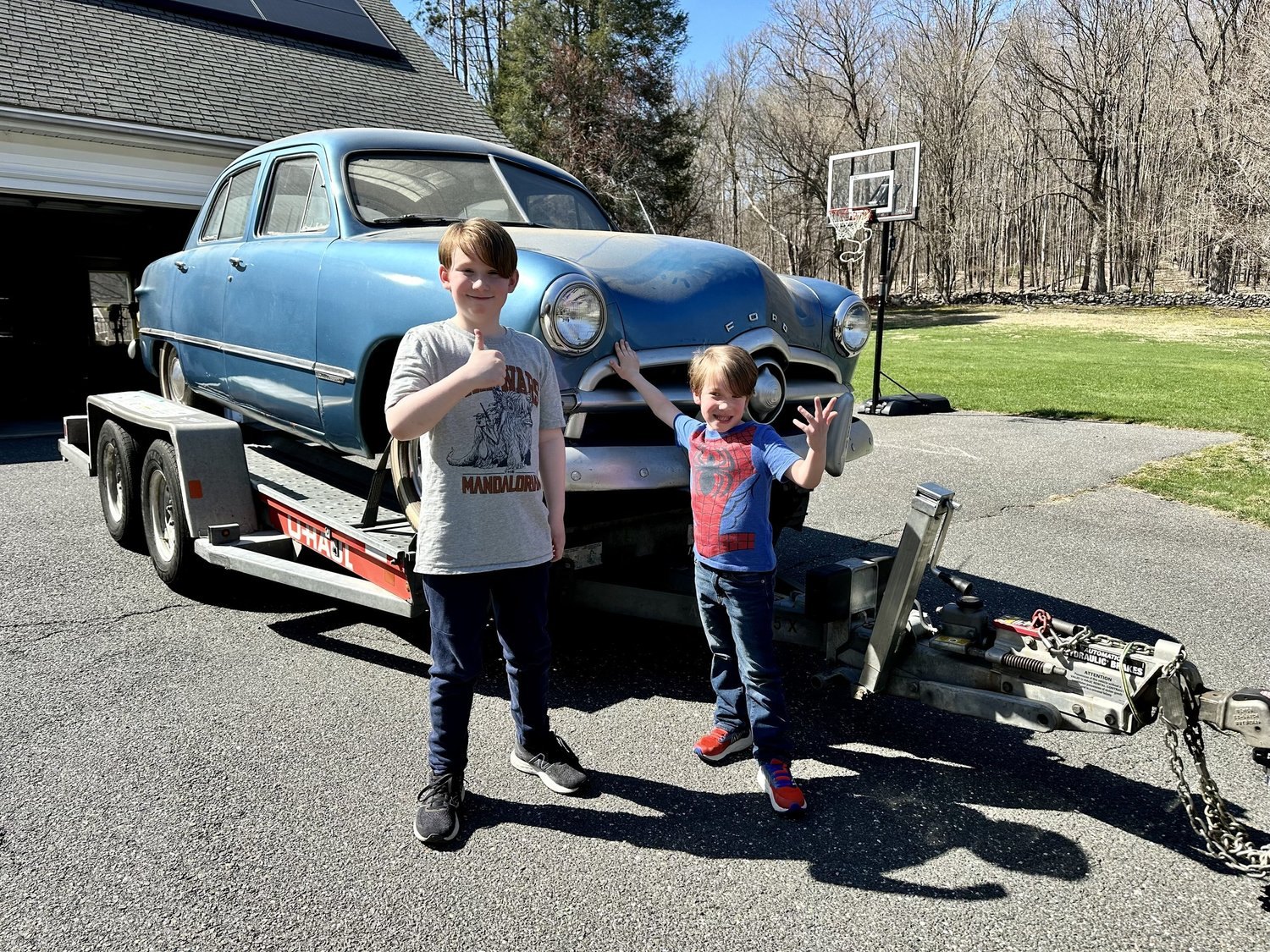Charlie, Craig’s 1949 Ford four-door sedan