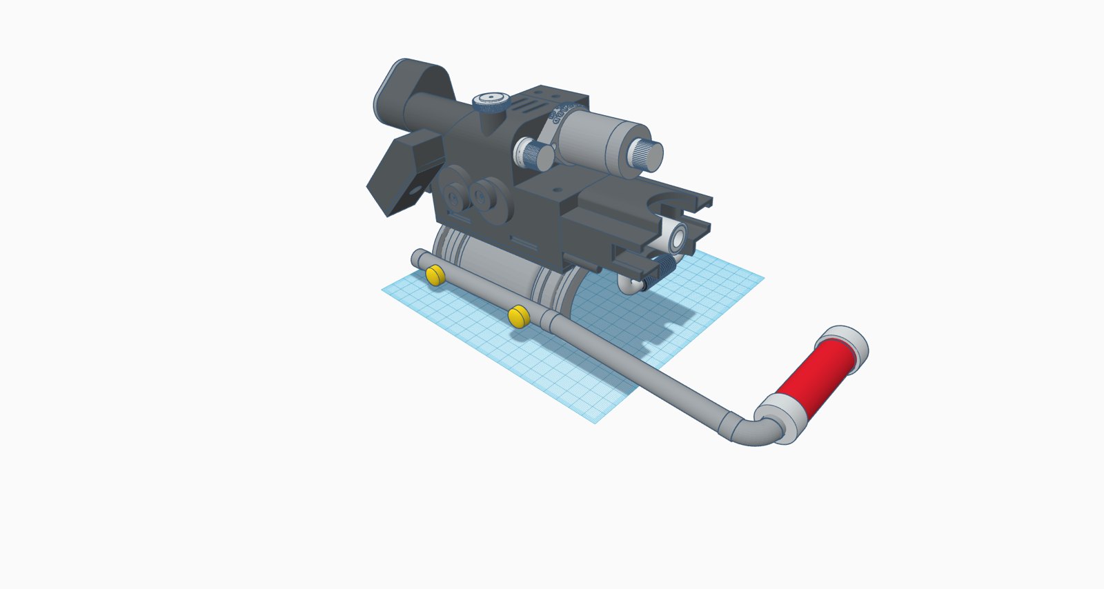 Ghostbusters-inspired arm-mounted Neutrona gauntlet design