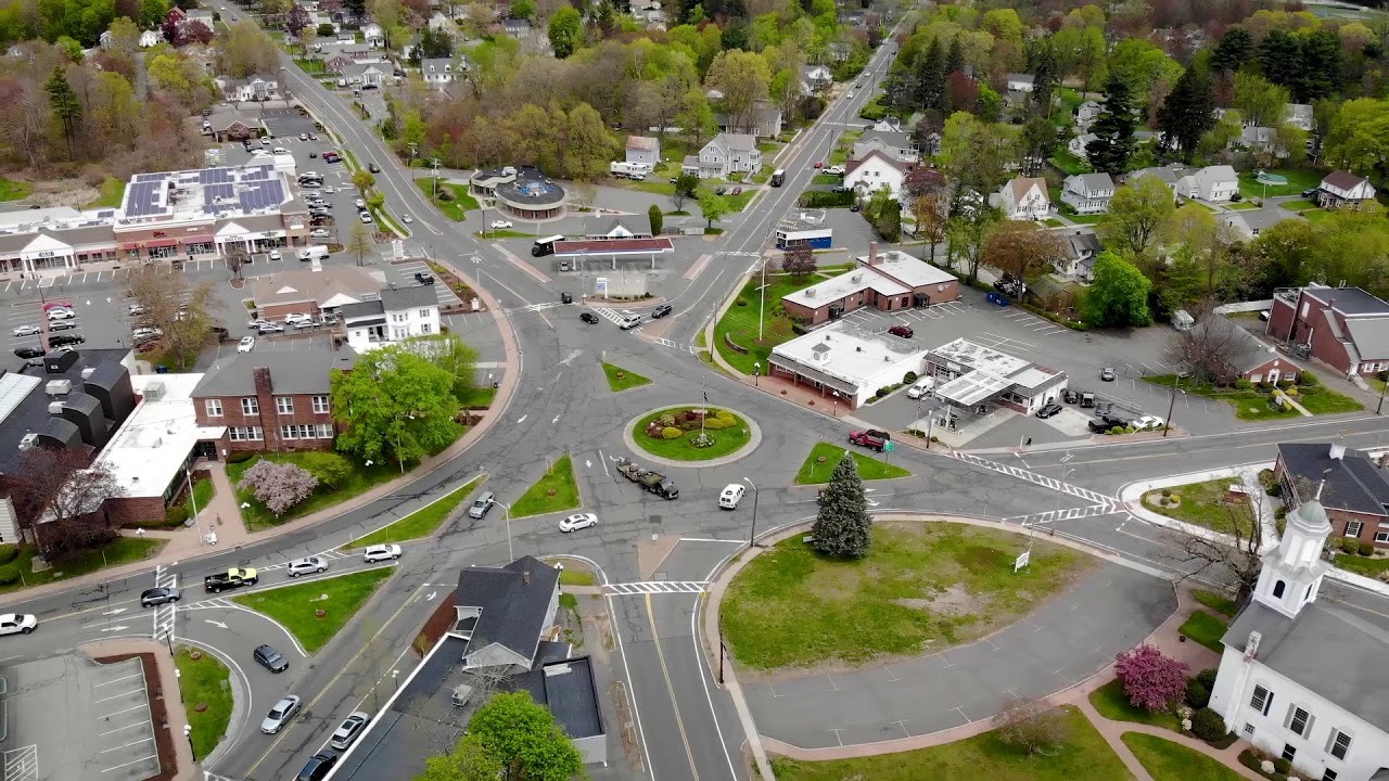7 Road Rotary in East Longmeadow Massachusetts